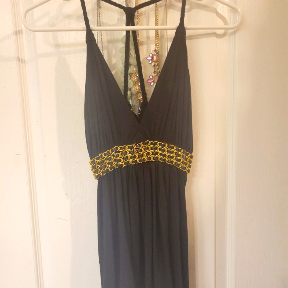 Black and gold sky top